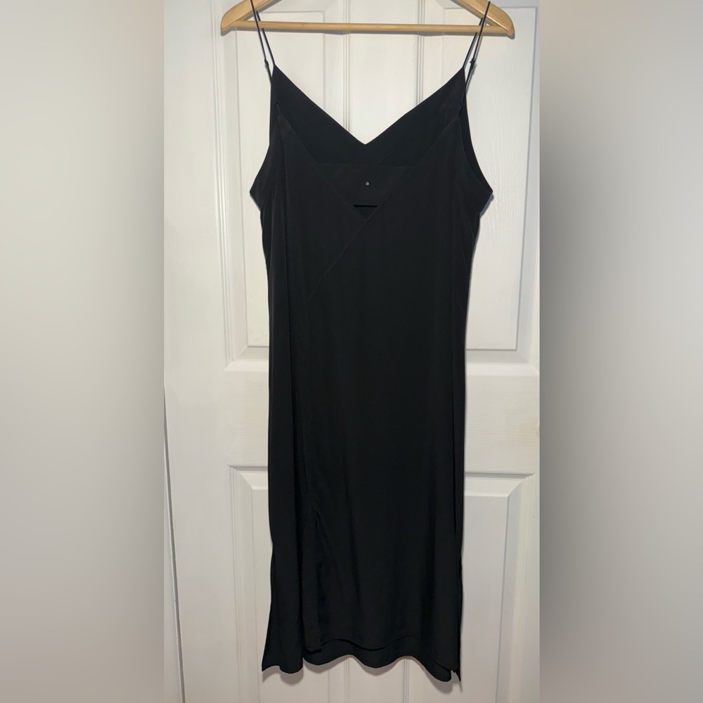 Cuyana Women’s Black Silk Midi Dress - Size XL - Picture 5 of 8